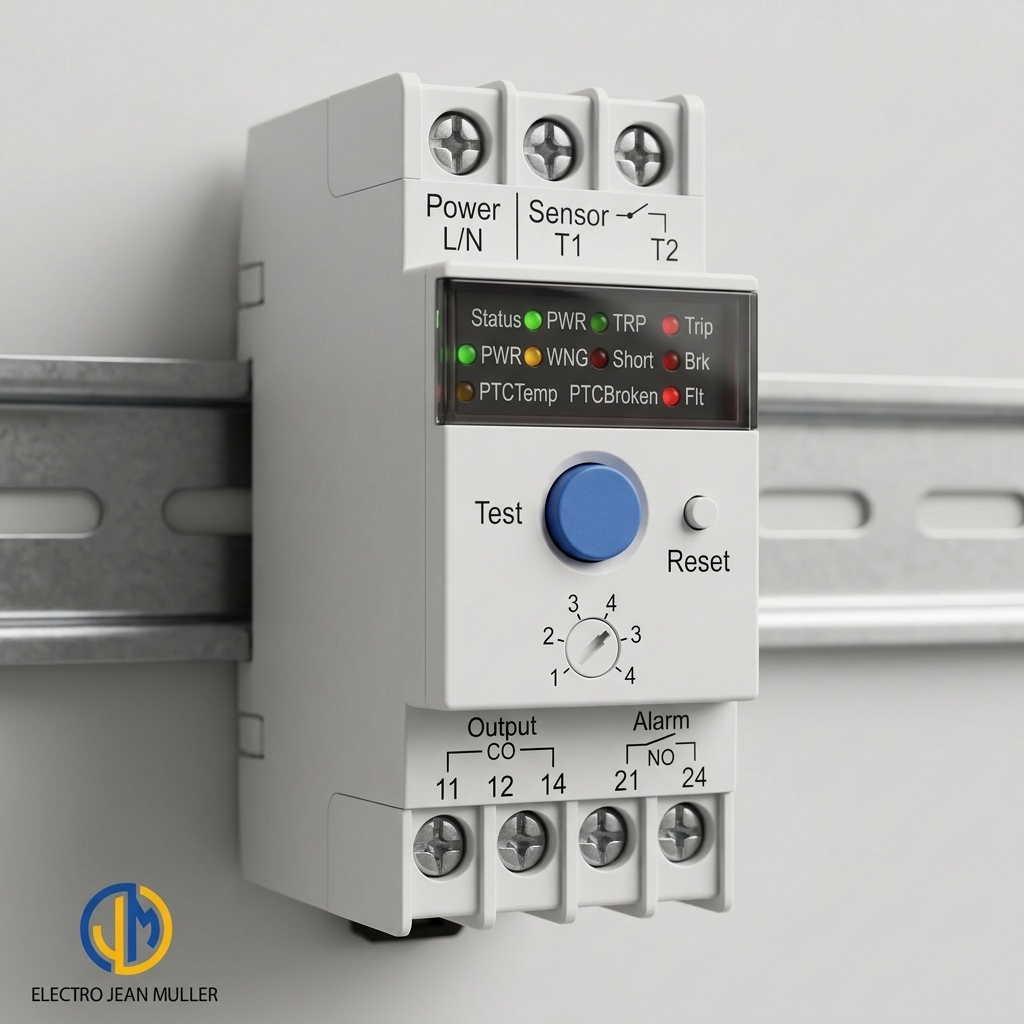 عیب‌یابی رله ترمیستور PTC - الکتروجین مولر