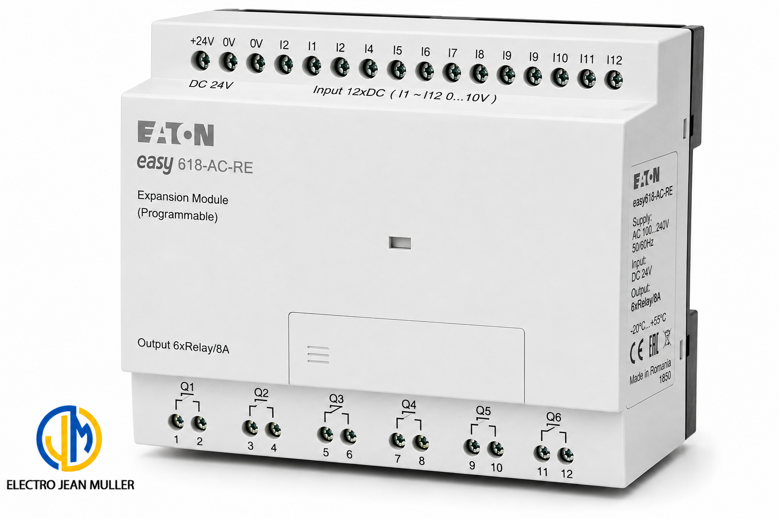 اکسپنشن رله ای EASY618-AC-RE - الکتروجین مولر اکسپنشن رله ای EASY618-AC-RE - الکتروجین مولر